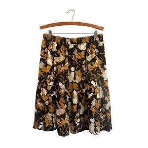 Modest Abstract Skirt Dropped Hem XL Elastic Hem Pull On